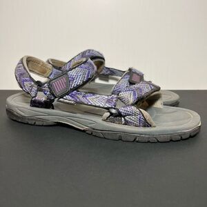 Womens NORTHSIDE Seaview Purple Open Toe Strappy Sandals / Size 10